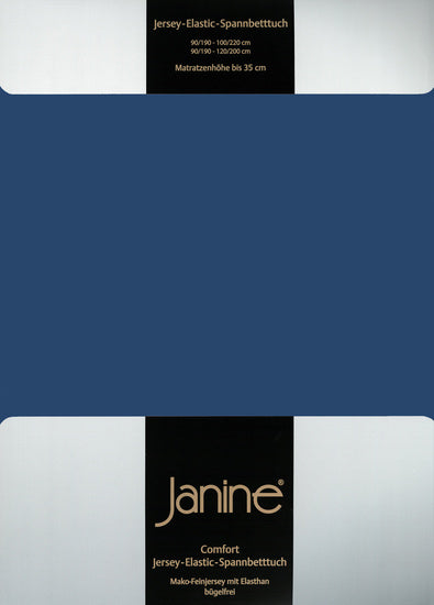 Janine Spannbetttuch ELASTIC-JERSEY Elastic-Jersey marine 5002-82