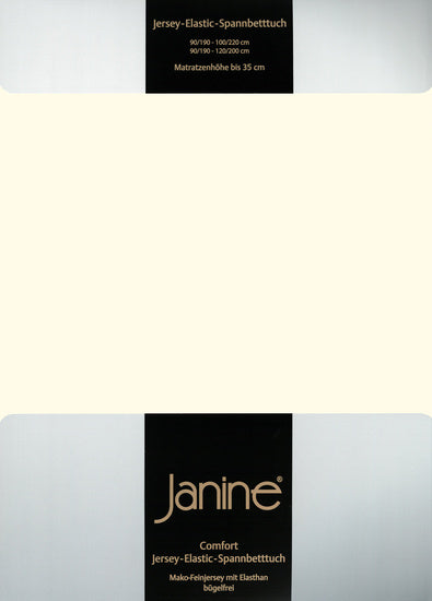 Janine Spannbetttuch ELASTIC-JERSEY Elastic-Jersey schwarz 5002-98