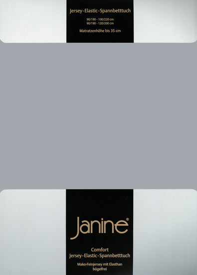 Janine Spannbetttuch ELASTIC-JERSEY Elastic-Jersey platin 5002-28