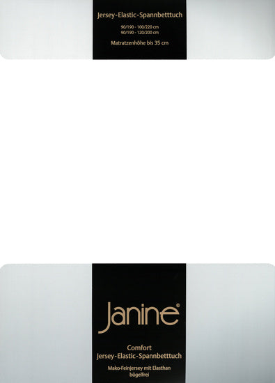 Janine Spannbetttuch ELASTIC-JERSEY Elastic-Jersey weiß 5002-10