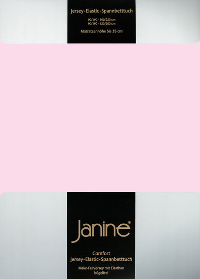Janine Spannbetttuch ELASTIC-JERSEY Elastic-Jersey zartrosa 5002-11