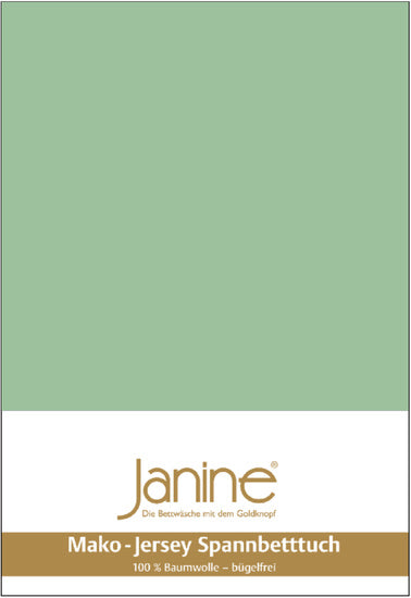 Janine Spannbetttuch MAKO-FEINJERSEY Mako-Feinjersey lind 5007-26
