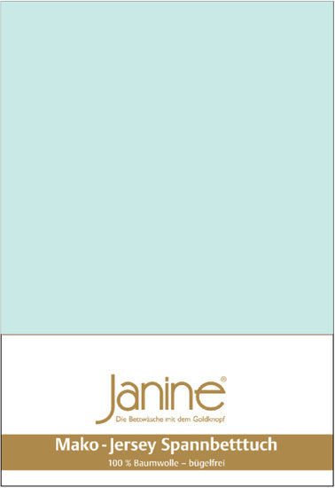 Janine Spannbetttuch MAKO-FEINJERSEY Mako-Feinjersey morgennebel 5007-22