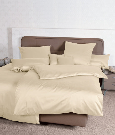 Janine Bettwäsche Colors Mako-Satin creme 31001-27