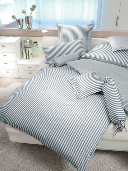 Janine Bettwäsche modernclassic Mako-Satin grau 3912-08