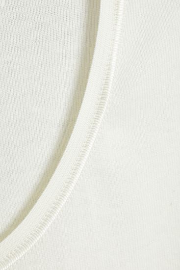 Sangora Spenzer 1/1 Arm weiß mit diskreter Spitze