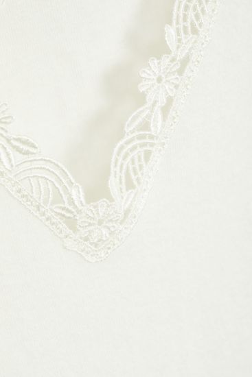 conta Damen Spenzer ohne Arm wollweiß 1-er Pack