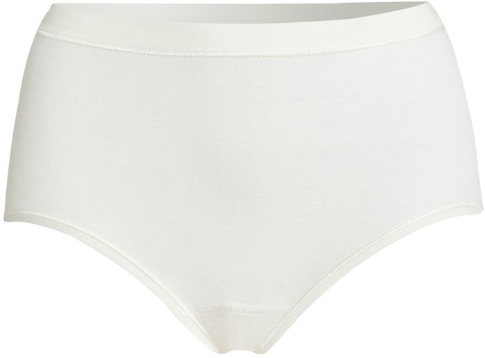 Sangora Taillenslip Glanzbun weiß