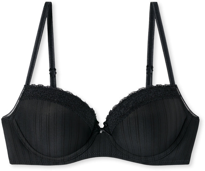 Schiesser Damen Bügel-BH mit Schale schwarz 114834-000