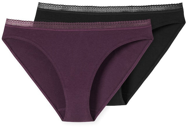 Schiesser Damen 2er Pack Rio Slip sortiert 6 180073-912