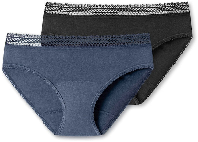 Schiesser Damen 2er Pack Slips sortiert 1 176299-901