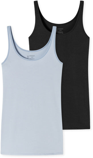 Schiesser Damen 2er Pack Trägertop sortiert 4 178019-910