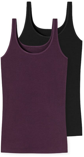 Schiesser Damen 2er Pack Trägertop sortiert 7 178019-918