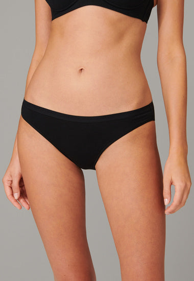 Schiesser Damen 2er Pack Mini schwarz 174294-000