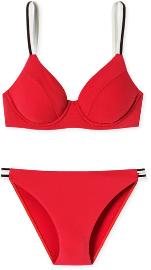 Schiesser Damen Bügel Bikini Set rot 179205-500