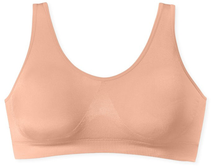 Schiesser Damen Bustier mit removable Pads peach whip 181105-680