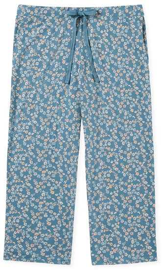 Schiesser Damen Hose 3/4 blaugrau 179270-808