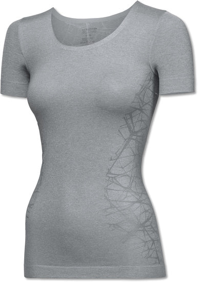 Schiesser Damen Shirt 1/2 silbergrau-mel. 162014-210
