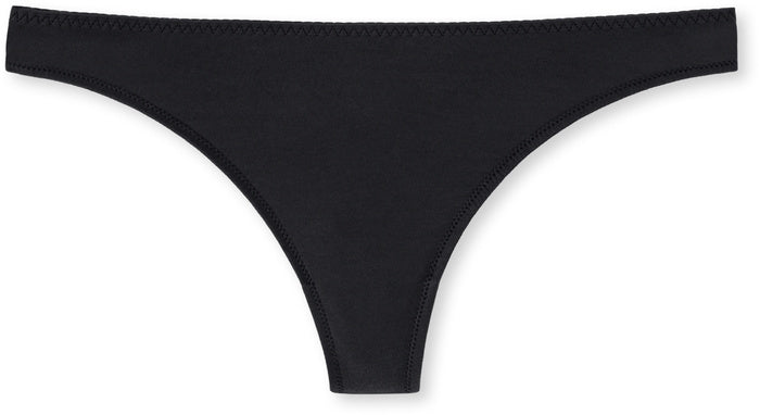 Schiesser Damen String schwarz 161918-000