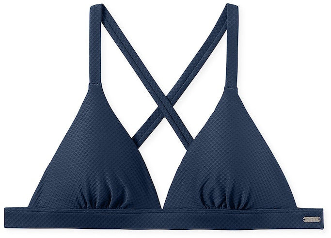 Schiesser Damen Triangel Bikini blau 181291-800