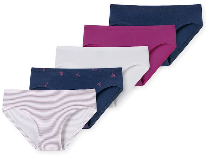 Schiesser Kleinkinder Mädchen 5er Pack Slips sortiert 3 180026-909