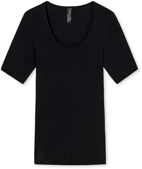 Schiesser Damen Spenzer 1/2 Arm schwarz 200764-000