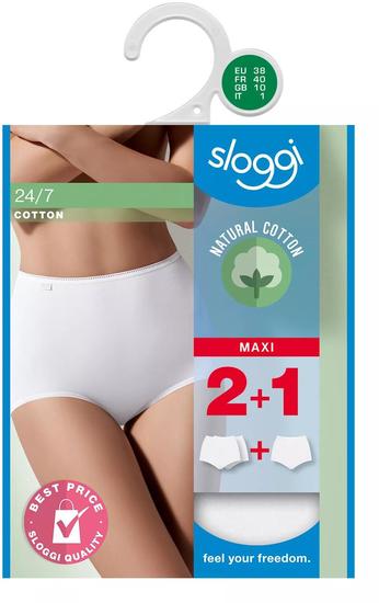 Sloggi 24/7 Cotton H Maxi 3er Pack weiss