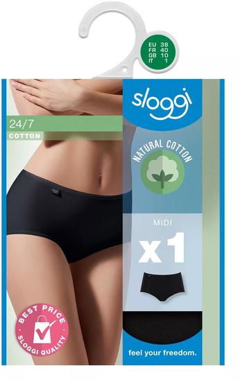 Sloggi 24/7 Cotton H Midi schwarz