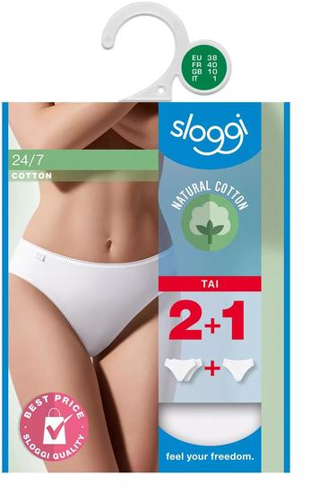 Sloggi 24/7 Cotton H Tai 3er Pack weiss