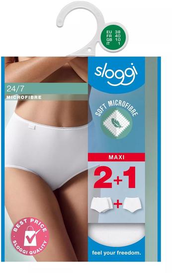 Sloggi 24/7 Microfibre H Maxi 3er Pack weiss
