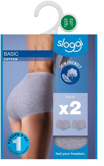 Sloggi Basic H Maxi 2er Pack grau