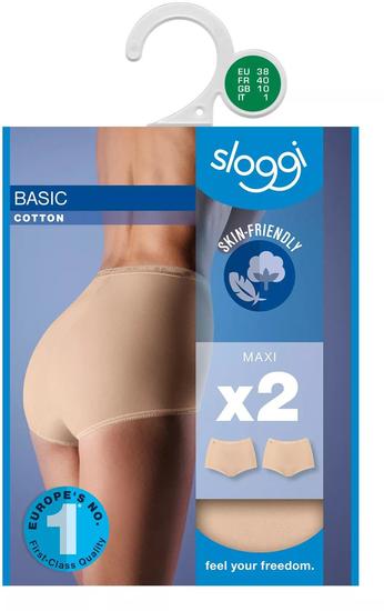 Sloggi Basic H Maxi 2er Pack puder