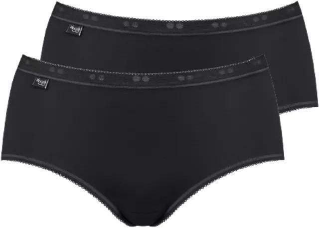 Sloggi Basic H Midi 2er Pack schwarz