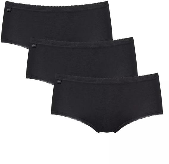 Sloggi Basic H Midi 3er Pack schwarz