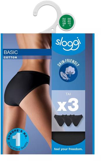 Sloggi Basic H Tai 3er Pack schwarz