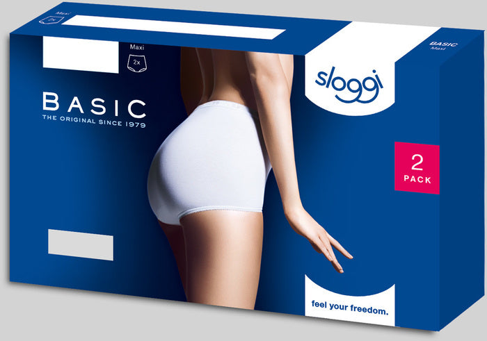 Sloggi Basic+ Maxi 2er Pack white