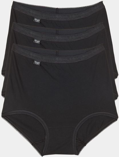 Sloggi Basic+ Maxi 3er Pack black