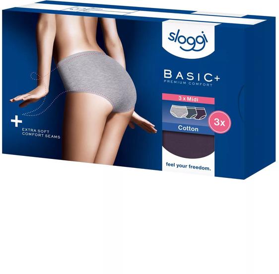 Sloggi Basic+ Midi 3er Pack multiple colours 14