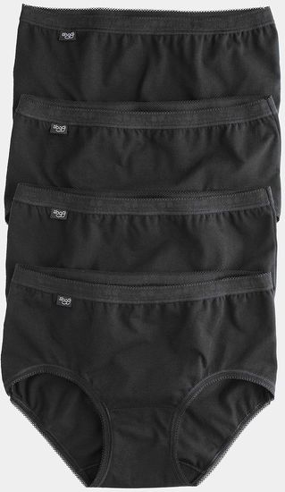 Sloggi Basic+ Midi 4er Pack black