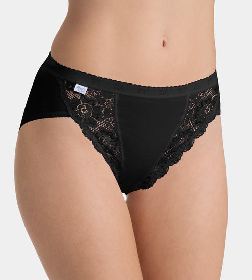 Sloggi Chic Tai 4er Pack black
