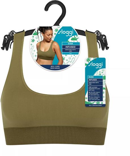 Sloggi EVER Infused CBD Top martini olive