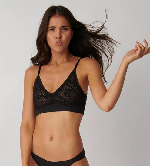 Sloggi GO Allround Lace Bralette schwarz
