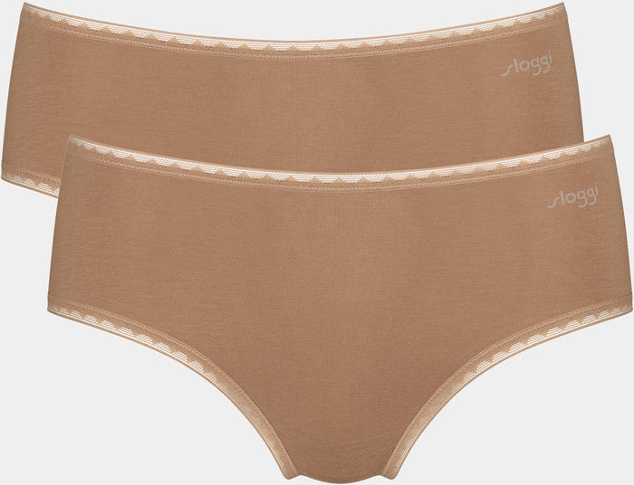 Sloggi GO Midi 2er Pack nostalgic brown