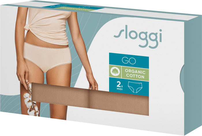 Sloggi GO Midi 2er Pack nostalgic brown