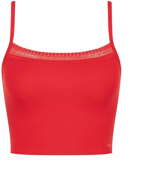 Sloggi GO Ribbed Crop top campari