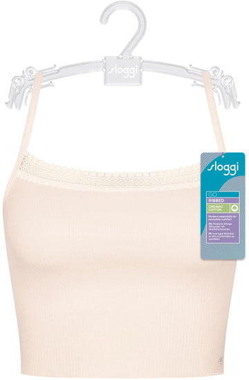 Sloggi GO Ribbed Crop top creme