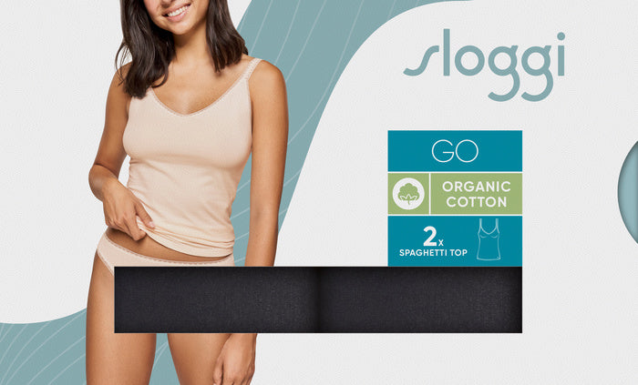 Sloggi GO Shirt 01 2er Pack black