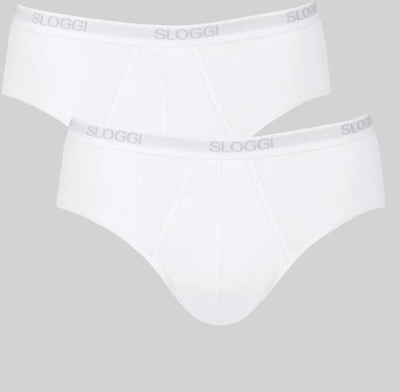 Sloggi men Basic Midi 2er Pack weiss