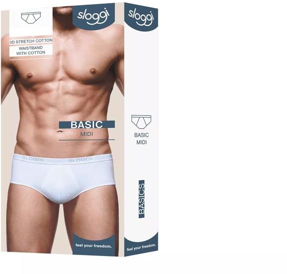 Sloggi men Basic Midi weiss