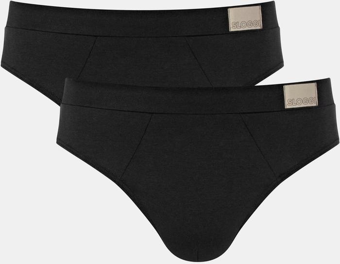 Sloggi men GO Natural H Brief 2er Pack schwarz